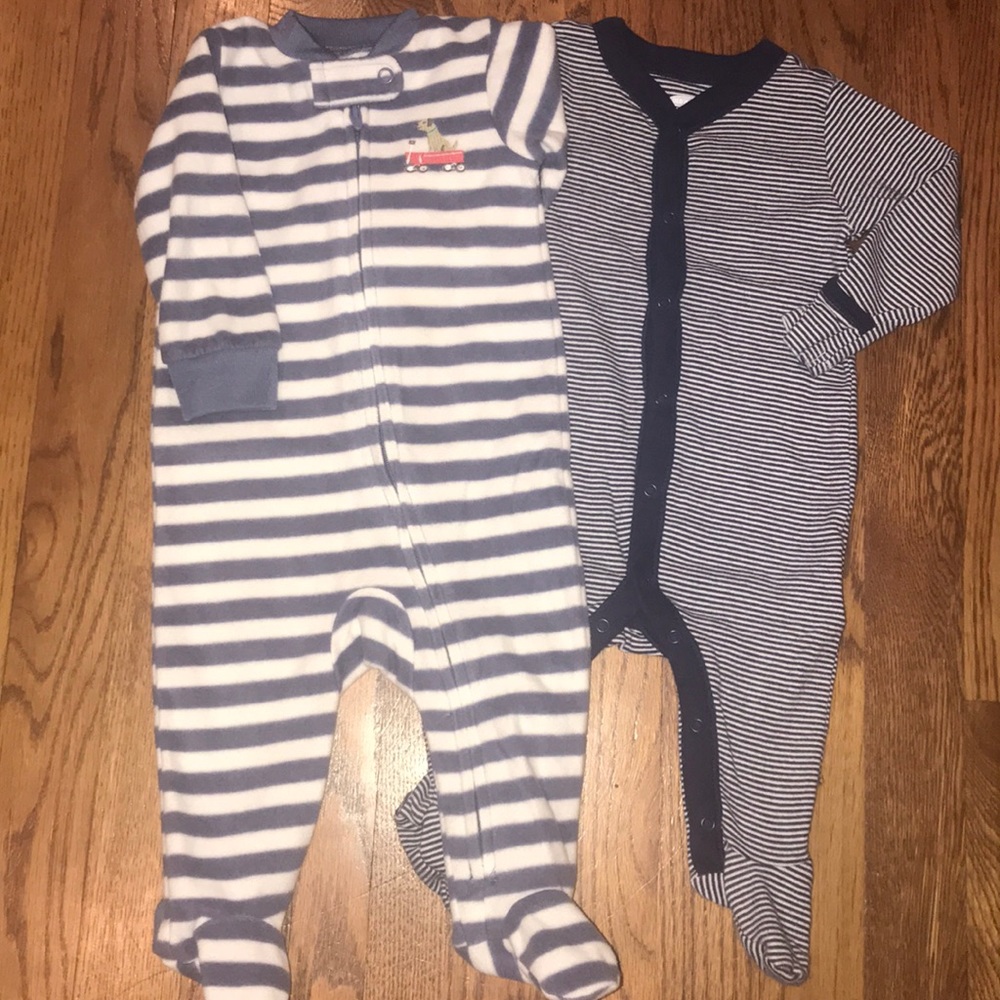 2 footie pajamas!
